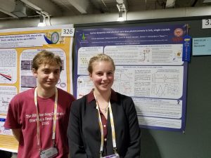 Erin and Curtis presented a poster at Fall MRS 2017 meeting. It was nominated for a best poster award. Congratulations!